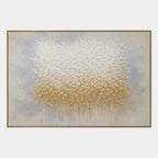 Wabi-Sabi abstract oil painting showing layered abstract marks, texture and expressive painterly movement in a grey palette.