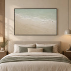 Wabi-Sabi abstract oil painting showing layered abstract marks, texture and expressive painterly movement in a grey palette.