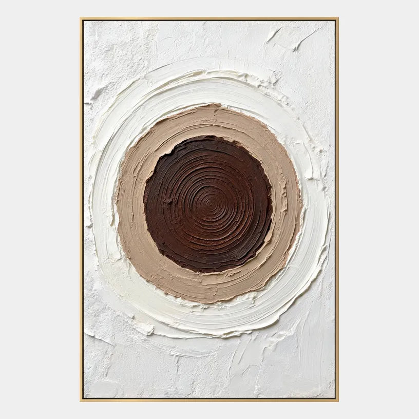Wabi-Sabi abstract oil painting showing layered abstract marks, texture and expressive painterly movement.