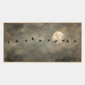 Wabi-Sabi animals oil painting featuring an expressive animal subject rendered with visible brushwork in a grey palette.
