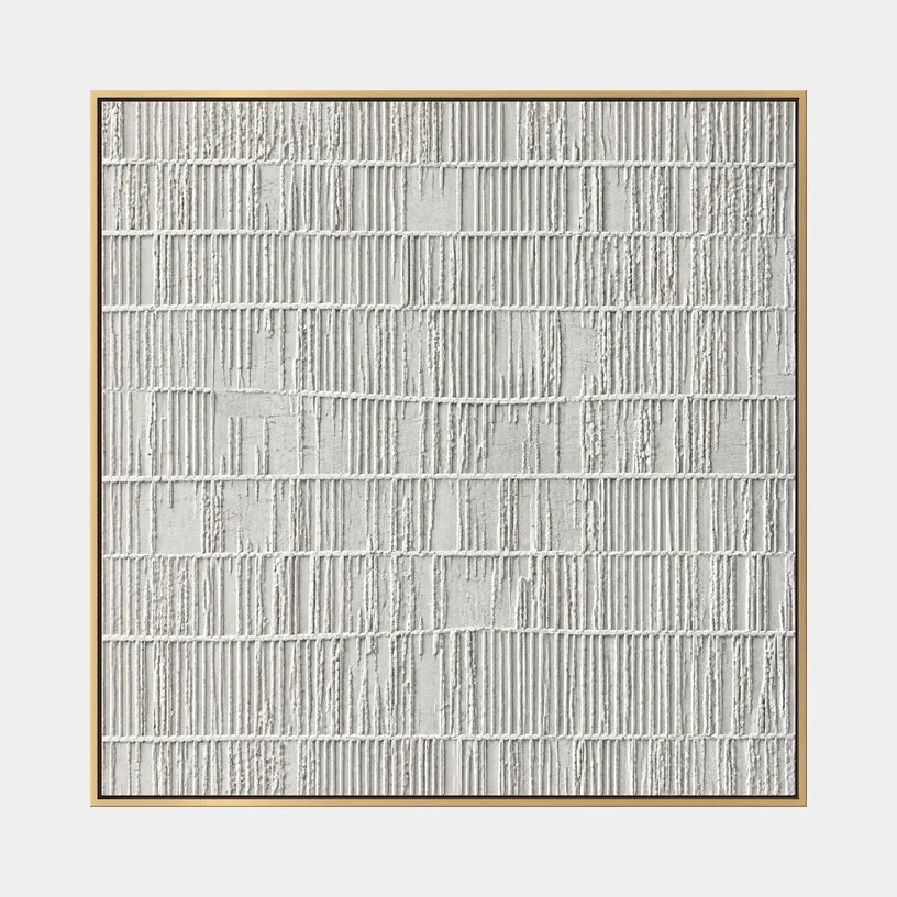 Wabi-Sabi abstract oil painting showing layered abstract marks, texture and expressive painterly movement in a grey palette.
