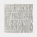 Wabi-Sabi abstract oil painting showing layered abstract marks, texture and expressive painterly movement in a grey palette.