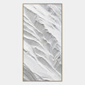 Peinture à l'huile abstraite et conceptuelle Wabi-Sabi présentant des marques abstraites superposées, une texture et un mouvement pictural expressif dans une palette noir et blanc.