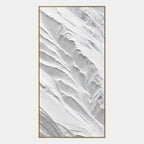 Wabi-Sabi abstract oil painting showing layered abstract marks, texture and expressive painterly movement in a grey palette.