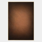 Wabi-Sabi abstract oil painting showing layered abstract marks, texture and expressive painterly movement in a brown palette.