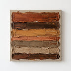 Sediment Line wabi-sabi textured canvas