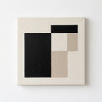 Silent Geometry minimalist textured art