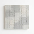 Structured Silence minimalist relief art