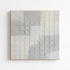 Structured Silence minimalist relief art