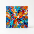 Palette Bloom colorful abstract canvas