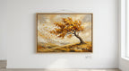 Windswept Gold Tree