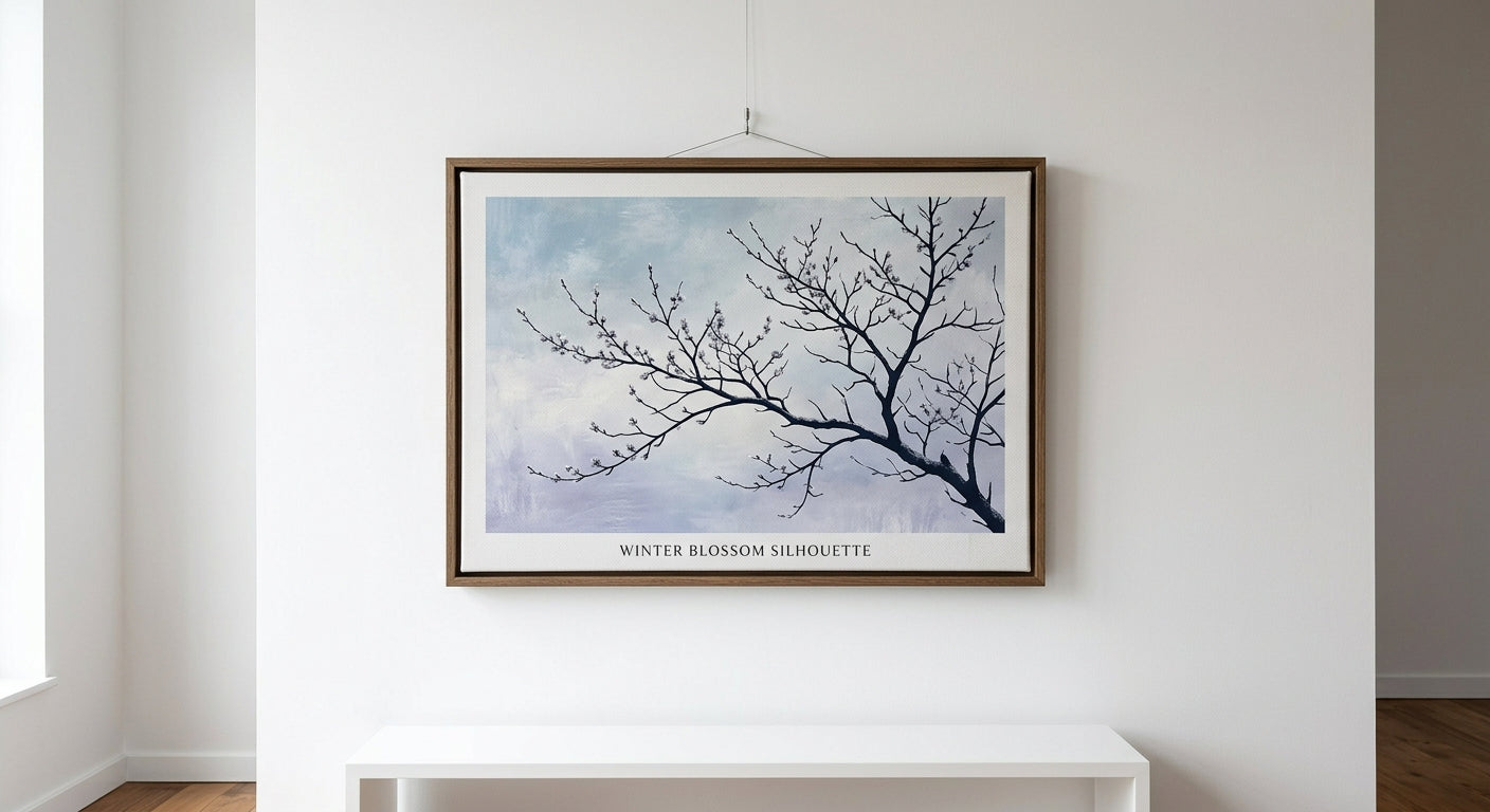 Winter Blossom Silhouette