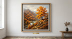 Autumn Gold Mountain Tree