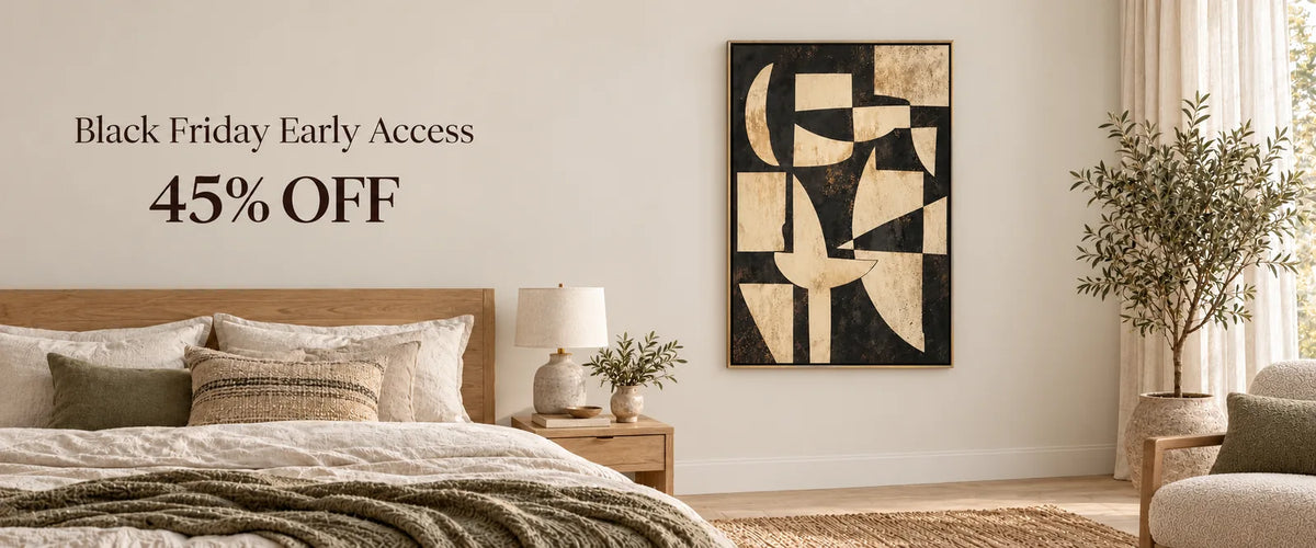 Black Friday bedroom art sale
