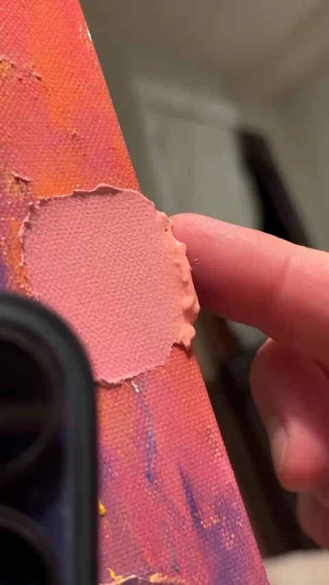 Mixing warm tones